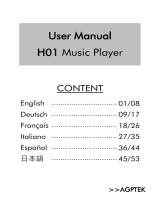 AGPtek H01 Manual de usuario