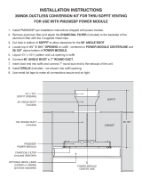 Broan 358NDK Guía de instalación