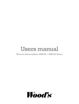 Wood’s MRD20 Silent Manual de usuario