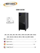 INFOSEC UPS SYSTEM E4 Evolution II + 20k TT HV Manual de usuario