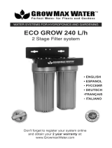 GrowMax Water ECO GROW 240 L/h Manual de usuario