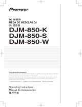 Pioneer DJM-850-W El manual del propietario