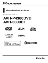 Pioneer AVH-P4300DVD Manual de usuario