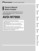 Pioneer AVD-W7900 Manual de usuario