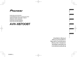 Pioneer AVH-X8700BT Guía de instalación