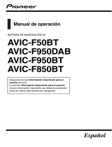 Pioneer AVIC-F950DAB Manual de usuario