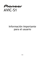 Pioneer avic-s1 Manual de usuario