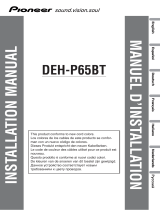 Pioneer DEH-P65BT Guía de instalación