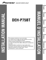 Pioneer DEH-P75BT Guía de instalación