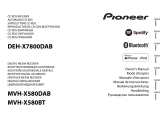 Pioneer MVH-X580DAB Manual de usuario