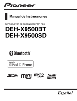Pioneer DEH-X9500SD Manual de usuario