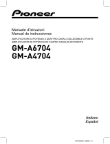 Pioneer GM-A4704 Manual de usuario