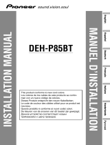 Pioneer DEH-P85BT El manual del propietario
