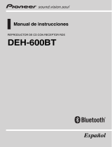 Pioneer DEH-600BT Manual de usuario