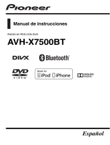 Pioneer AVH-X7500BT Manual de usuario