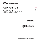 Pioneer AVH-G110DVD Manual de usuario