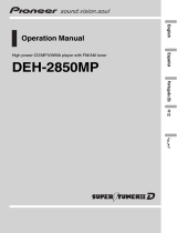 Pioneer DEH-2850MP Manual de usuario