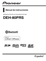 Pioneer DEH-80PRS Manual de usuario