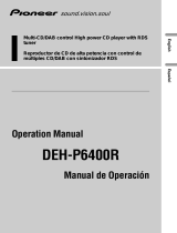 Pioneer DEH-P6400R Manual de usuario