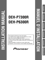 Pioneer DEH-P6300R Guía de instalación