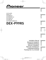 Pioneer DEX-P99RS Guía de instalación