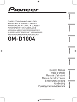 Pioneer GM-D1004 Manual de usuario