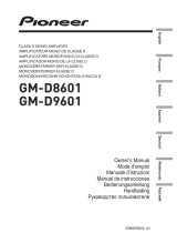 Pioneer GM-D8601 Manual de usuario