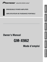 Pioneer GM-X962 Manual de usuario