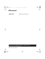 Pioneer SBX-B70 Instrucciones de operación