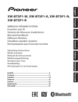 Pioneer XW-BTSP1-N Manual de usuario