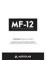 Audiolab MF-12 Manual de usuario