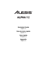 Alesis Alpha 112 Guía de inicio rápido