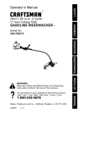 Craftsman WEEDWACKER 358.796270 El manual del propietario