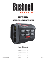 Bushnell GOLF 201835 HYBRID Laser/GPS Rangefinder Manual de usuario