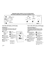 Kenmore Super capacity plus clothes dryer 64912 Manual de usuario