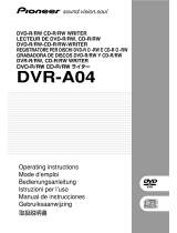 Pioneer DVR-A04 Manual de usuario