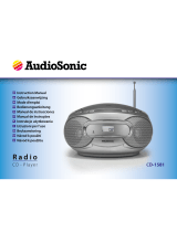 AudioSonic CD-1580 Manual de usuario