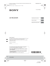 Sony AK8XAVAX200 Manual de usuario