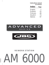 jbc AM 6000 Manual de usuario