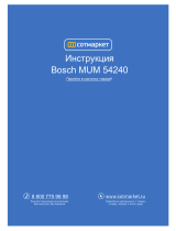 Bosch MUM52 series Operating Instructions Manual