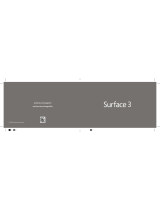 Microsoft Surface 3 Pro Guía de inicio rápido