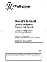 Westinghouse One-Light Outdoor Wall Fixture 6783600 Manual de usuario