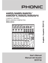 Phonic AM125FX Manual de usuario