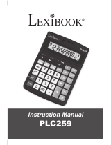 Lexibook PLC259 Manual de usuario