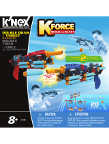 K'Nex K-FORCE Double Draw Building Set and Target Manual de usuario