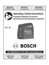 Bosch GLL 30 Guía del usuario