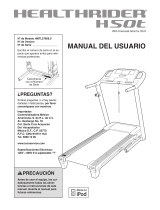 HealthRider H50t Cwl Treadmill Manual de usuario