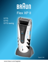 Braun Flex XP II 5773 swing El manual del propietario