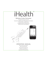 iHealth PO3M Wireless Pulse Oximeter Manual de usuario