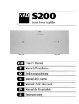 NAD S200 El manual del propietario